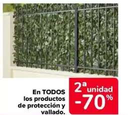 Carrefour En todos los productos de protección y vallado. oferta