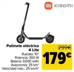 Carrefour XIAOMI Patinete eléctrico 4 Lite oferta