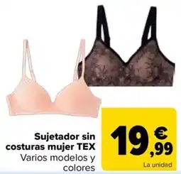 Carrefour TEX Sujetador sin costuras mujer oferta