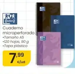 Eroski OXFORD Cuaderno microperforado oferta