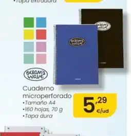 Eroski Cuaderno microperforado oferta