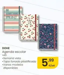 Eroski DOHE Agenda escolar oferta