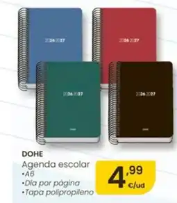 Eroski DOHE Agenda escolar oferta