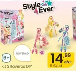 Eroski Kit 3 llaveros DIY oferta