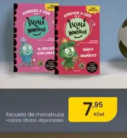 Eroski Escuela de monstruos oferta