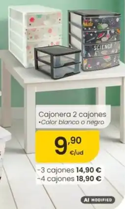 Eroski Cajonera 2 cajones oferta