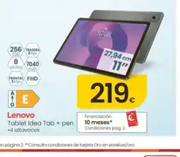 Eroski LENOVO Tablet Idea Tab + pen oferta