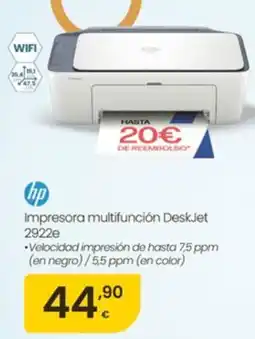 Eroski HP Impresora multifunción DeskJet 2922e oferta