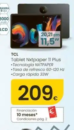 Eroski TCL Tablet Nxtpaper 11 Plus oferta