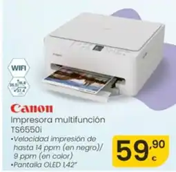 Eroski CANON Impresora multifunción TS6550i oferta