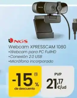 Eroski NGS Webcam XPRESSCAM 1080 oferta