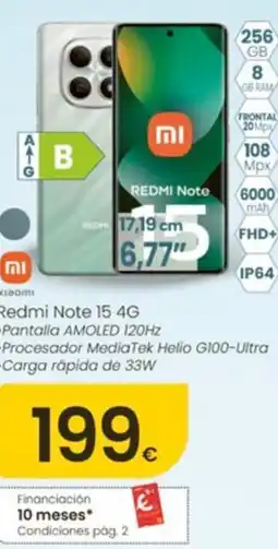 Eroski Redmi Note 15 4G oferta