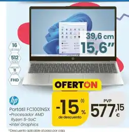 Eroski HP Portátil FC1001NSX oferta