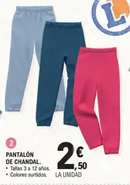 E.Leclerc Pantalón de chandal oferta