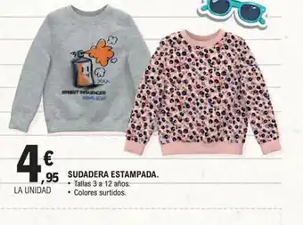 Sudadera estampada