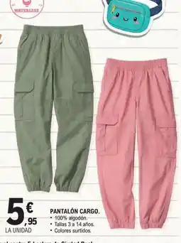 E.Leclerc Pantalón cargo oferta