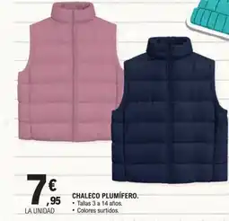 E.Leclerc Chaleco plumífero oferta