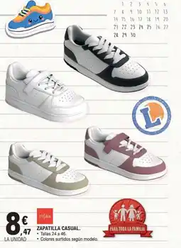 E.Leclerc Zapatilla casual oferta