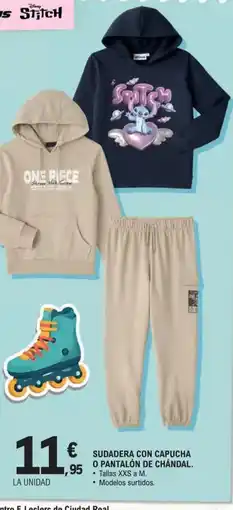 E.Leclerc Sudadera con capucha o pantalón de chándal oferta