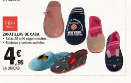E.Leclerc Zapatillas de casa oferta