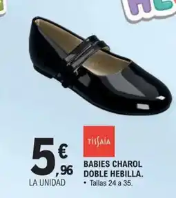E.Leclerc Babies charol doble hebilla. oferta
