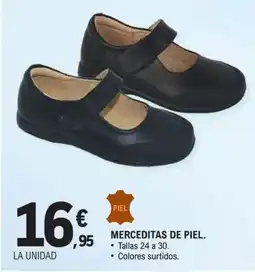 E.Leclerc Merceditas de piel oferta