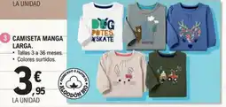 E.Leclerc Camiseta manga larga oferta