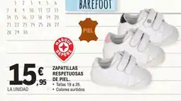 E.Leclerc Zapatillas respetuosas de piel oferta