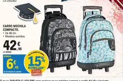 E.Leclerc Carro mochila compacto oferta