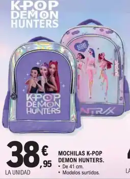 E.Leclerc Mochilas k-pop demon hunters oferta