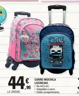 E.Leclerc Carro mochila licencias oferta