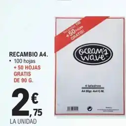 E.Leclerc Recambio a4 oferta