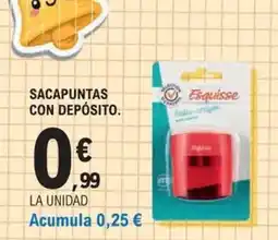 E.Leclerc Sacapuntas con depósito oferta