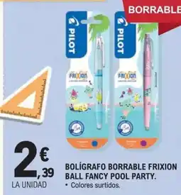 E.Leclerc Bolígrafo borrable frixion ball fancy pool party oferta