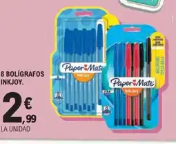 E.Leclerc 8 bolígrafos inkjoy oferta