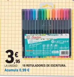 E.Leclerc 18 rotuladores de escritura oferta