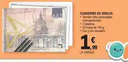 E.Leclerc Cuaderno de dibujo oferta