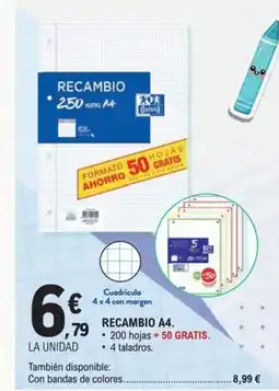 E.Leclerc Recambio a4 oferta