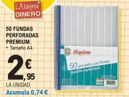 E.Leclerc 50 fundas perforadas premium oferta