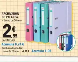 E.Leclerc Archivador de palanca oferta