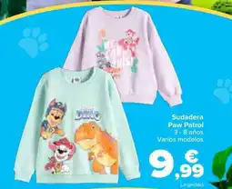Carrefour Sudadera Paw Patrol oferta