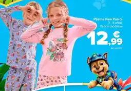 Carrefour Pijama Paw Patrol oferta
