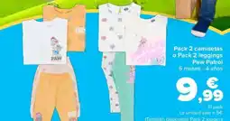 Carrefour Pack 2 camisetas o Pack 2 leggings Paw Patrol oferta