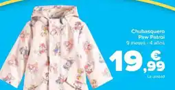 Carrefour Chubasquero Paw Patrol oferta