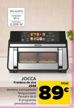 Carrefour JOCCA Freidora de aire 2948 oferta