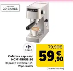 Carrefour Cafetera espresso HCM1450SS-26 oferta