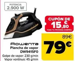 Carrefour ROWENTA Plancha de vapor DW9415F0 oferta