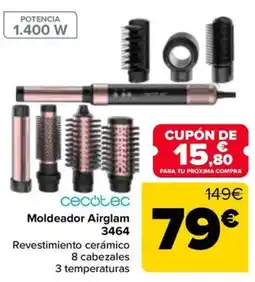 Carrefour CECOTEC Moldeador Airglam 3464 oferta