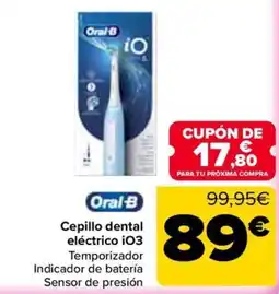 Carrefour ORAL-B Cepillo dental eléctrico iO3 oferta