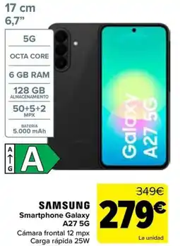 Carrefour SAMSUNG Smartphone Galaxy A27 5G oferta